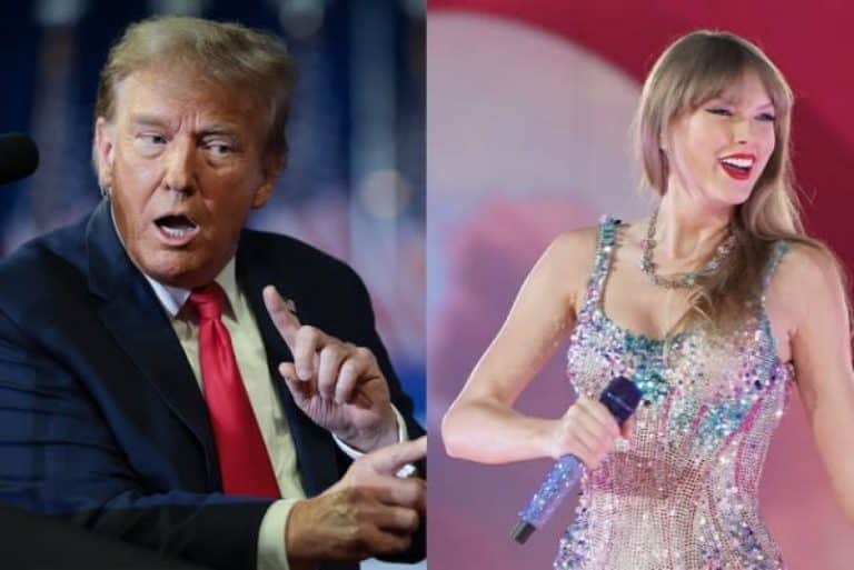 Îi cere vedetei pop Taylor Swift să nu îl susțină pe Joe Biden