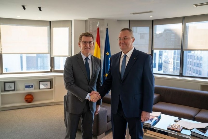 Dubla cetățenie pentru românii din Spania – în centrul discuției dintre Nicolae Ciucă și liderul popular spaniol Alberto Núñez Feijóo