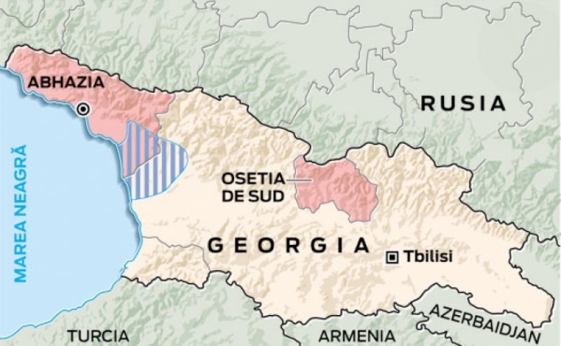 Osetia de Sud, regiune separatistă a Georgiei, discută cu Moscova posibila includere în Rusia