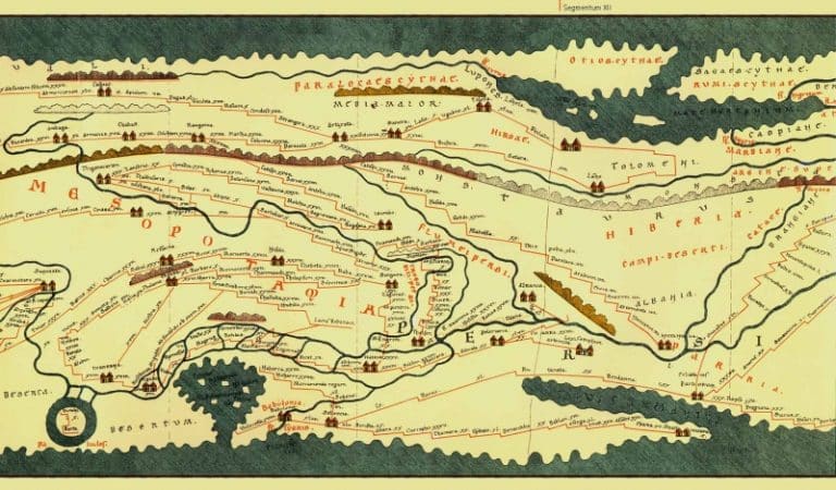 O veche hartă ‘Tabula Peutingeriană’ schimbă istoria României