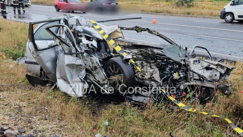 VIDEO FOTO Accident înfiorător pe drumul blestemat! Un șofer a murit în urma impactului dintre o cisternă și un autoturism