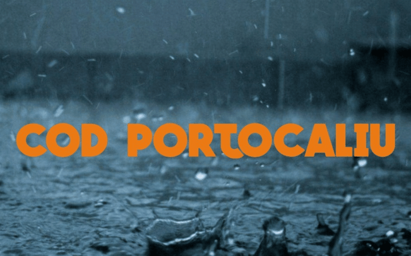 Cod Portocaliu și Cod Galben de furtuni puternice/ HARTA zonelor vizate